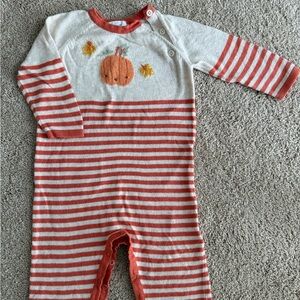 Angel Dear Pumpkin Sweater Romper